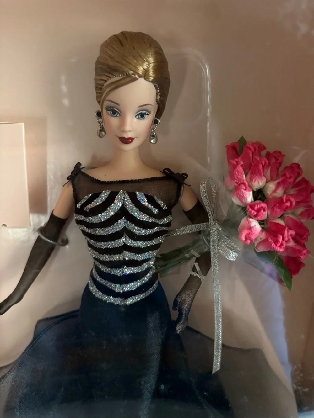 Barbie doll striking